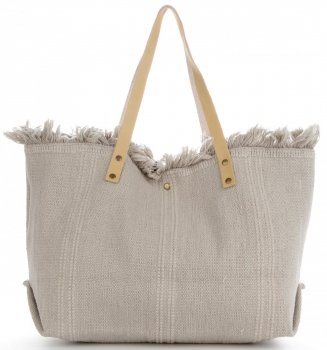 Kožené kabelka shopper bag Vittoria Gotti zemitá V5902
