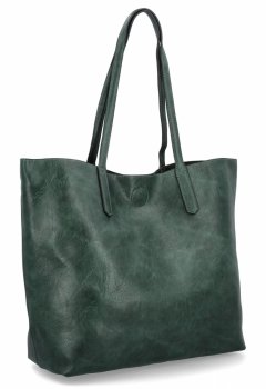  Dámská kabelka shopper bag Herisson fľašková zelená 18R301