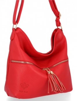 Dámska kabelka univerzálna BEE BAG červená 1102S302