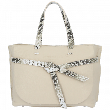 Kožené kabelka shopper bag Vittoria Gotti béžová V5635