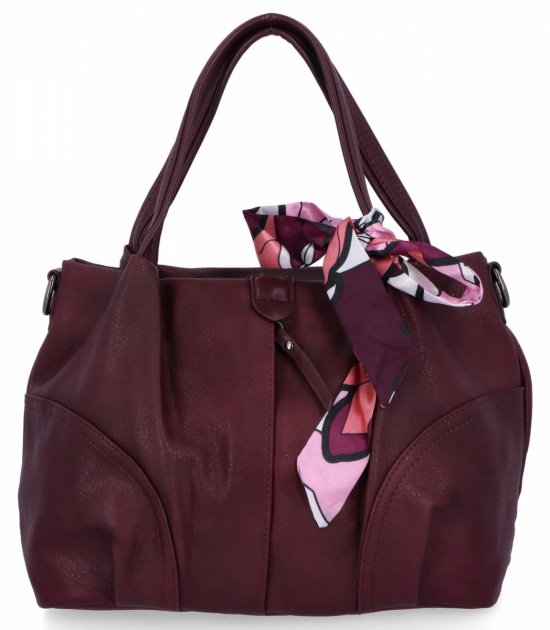 Univerzální dámská taška Shopper Bag firmy Herisson 15B6038 Bordová