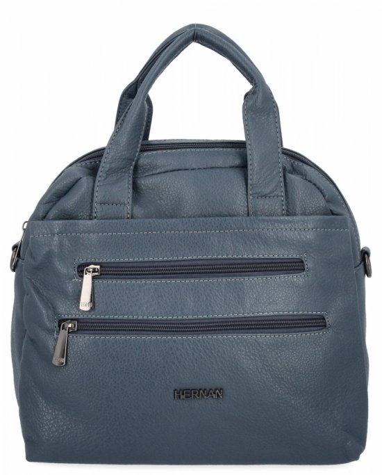 Univerzální dámská taška 2 komory firmy Hernan 50908 Světle modrá