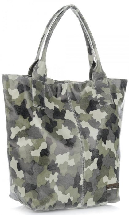 Bőr táska shopper bag Vittoria Gotti V15
