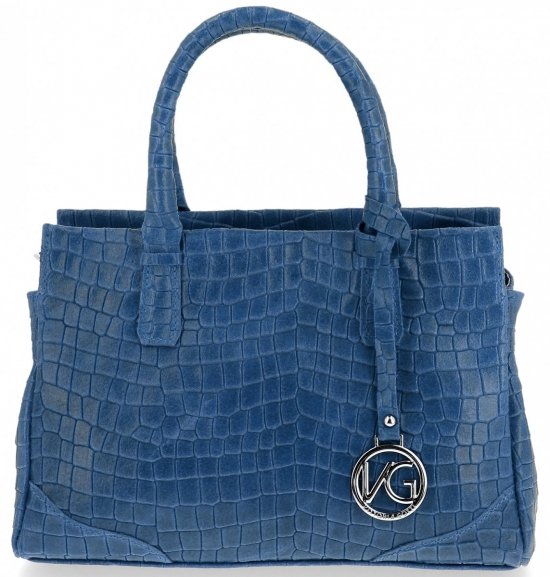 Bőr táska kuffer Vittoria Gotti jeans V1597P