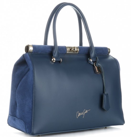 Bőr táska kuffer Vittoria Gotti jeans V816(1