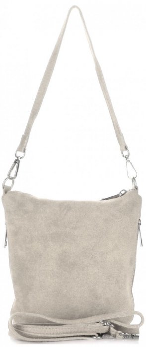 Bőr táska levéltáska Genuine Leather bézs 85A