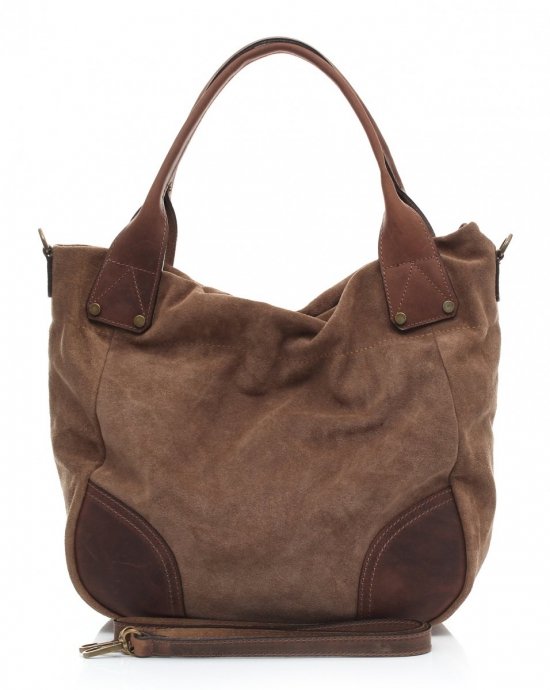 Bőr táska univerzális Genuine Leather földszínű 811746