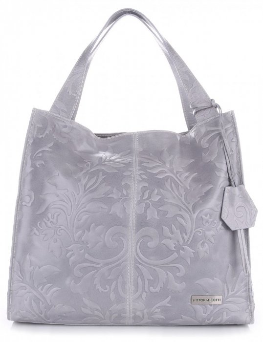 Bőr táska shopper bag Vittoria Gotti jeans V5