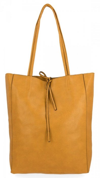 Uniwersalna Torebka Damska Shopper Bag XL Hernan HB0253 Żółta