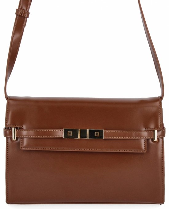 Elegancka Torebka Damska Listonoszka firmy Herisson 17R506 Ruda