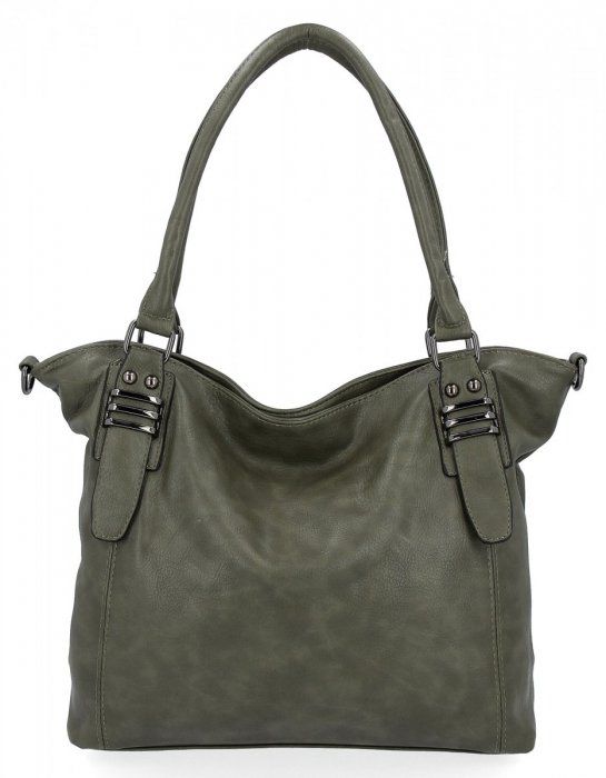 Torebka Damska Shopper Bag XL firmy Hernan HB0397 Zielona