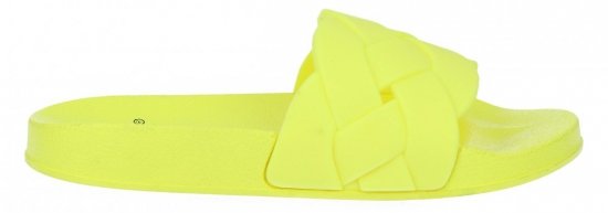 Żółte klapki damskie firmy Givana