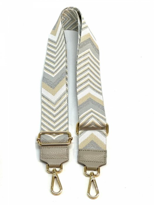 Modny Pasek Do Torebki H11 Jasno Szary