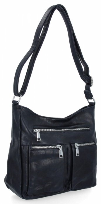 Uniwersalna Torebka Damska Listonoszka firmy Herisson 13K391 Granatowa