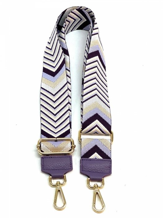 Modny Pasek Do Torebki H11 Fioletowy