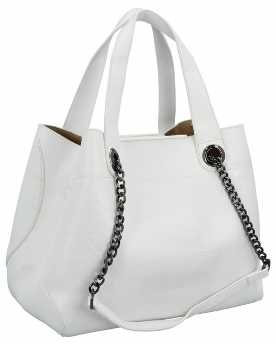 GENȚĂ DE DAMĂ shopper bag Herisson alb 1852A902