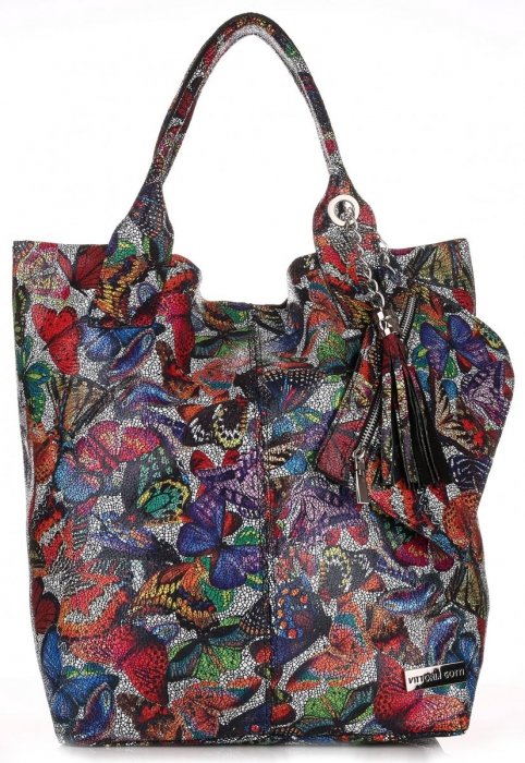 GEANȚĂ DIN PIELE shopper bag Vittoria Gotti V788