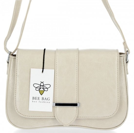 GEANȚĂ DE DAMĂ tip poștaș BEE BAG bej 1052S12