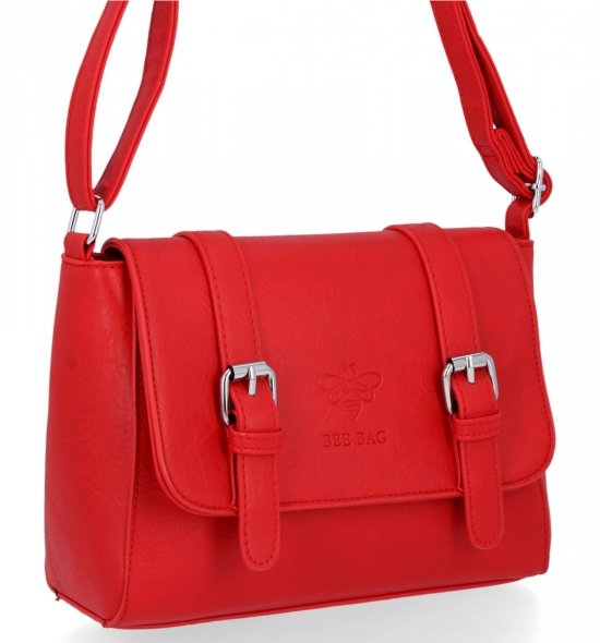 GEANȚĂ DE DAMĂ tip poștaș BEE BAG roșu 1002S23