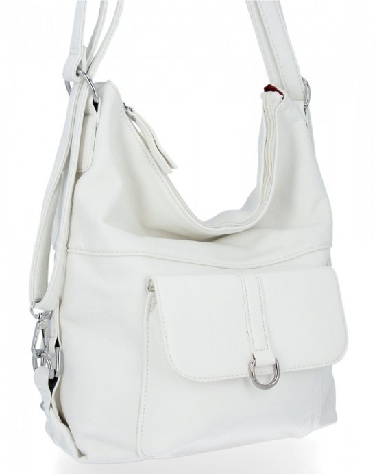 GEANȚĂ DE DAMĂ universală BEE BAG alb 2052A2074