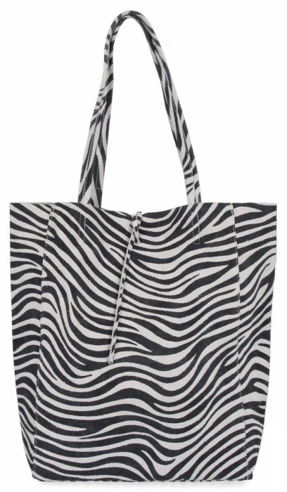 GENȚĂ DIN PIELE shopper bag Vittoria Gotti negru 168
