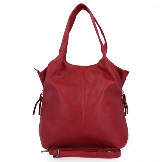 Dámska kabelka shopper bag Hernan červená HB0293
