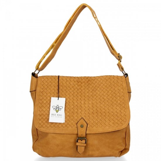 Dámska kabelka listonoška BEE BAG horčicová 613-122