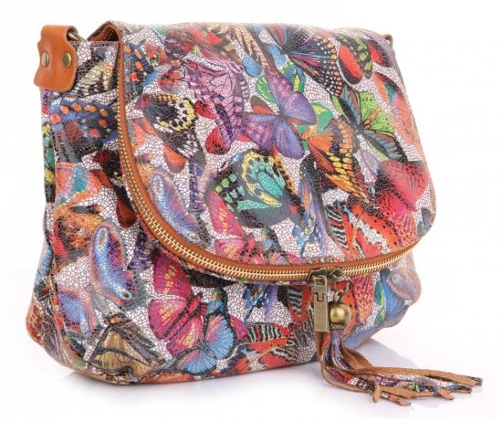 Kožené kabelka listonoška Genuine Leather A3