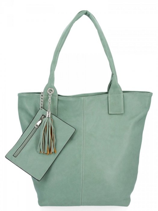Dámska kabelka shopper bag Hernan zelená HB0339