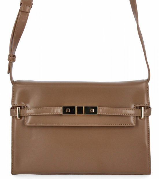 Elegantná dámska kabelka cez rameno od firmy Herisson 17R506 tmavohnedá