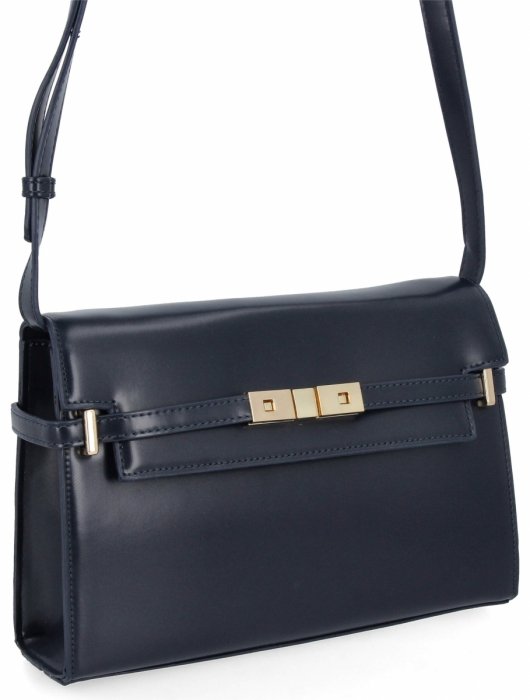 Elegantná dámska kabelka cez rameno značky Herisson 17R506 v modrej farbe