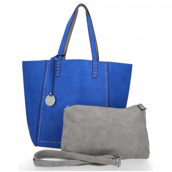Dámska kabelka shopper bag Diana&amp;Co kobaltová DTL165-3