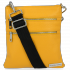 Kožené kabelka univerzální Vittoria Gotti žlutá B19