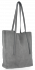 Kožené kabelka shopper bag Vittoria Gotti šedá V6590C