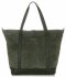 Kožené kabelka shopper bag Vittoria Gotti zelená V2939
