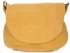 Kožené kabelka listonoška Genuine Leather žlutá 1324