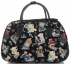 Velká cestovní taška kufřík Or&Mi medvědi Multicolor - černá