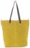 Bőr táska shopper bag Vera Pelle sárga 80041