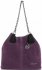 Bőr táska shopper bag Vittoria Gotti ibolya V3081