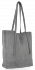 Bőr táska shopper bag Vittoria Gotti szürke V6590C
