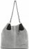 Bőr táska shopper bag Vittoria Gotti világosszürke V3081