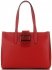 Bőr táska klasszikus Vittoria Gotti piros V3215