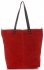 Bőr táska shopper bag Vera Pelle piros 80041