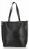 Bőr táska shopper bag Vittoria Gotti fekete VG803