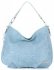 Bőr táska shopper bag Vittoria Gotti égszínkék V80013