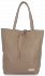 Bőr táska shopper bag Vittoria Gotti földszínű V21E