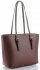 Bőr táska klasszikus Genuine Leather barna 3303