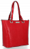 Bőr táska klasszikus Vittoria Gotti piros V2395