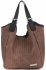 Bőr táska shopper bag Vittoria Gotti földszínű V80050