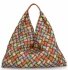 Olasz Táska Shopper bag Divatos Mintákkal 835 Multikolor